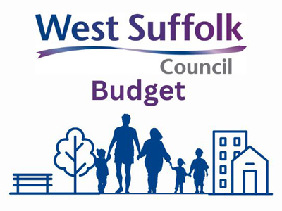 West Suffolk Council Budget graphic