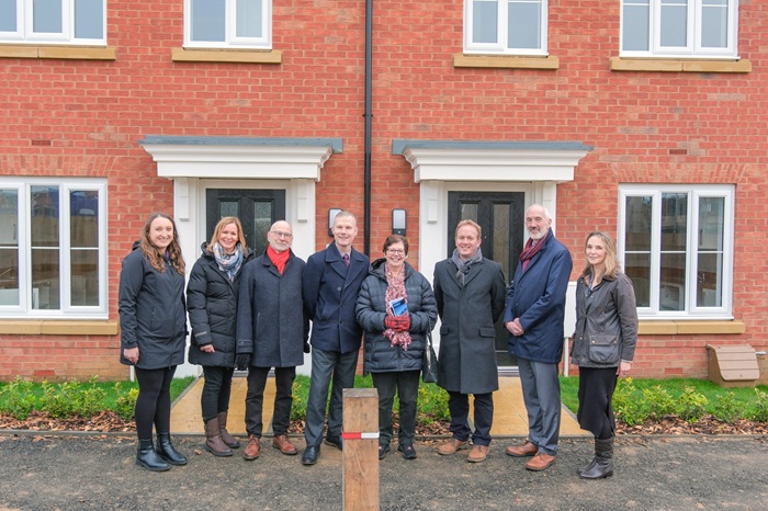 Money set aside from the council's redevelopment of The Old Post Office in Bury St Edmunds town centre has helped deliver affordable and social rent homes on the edge of the town.