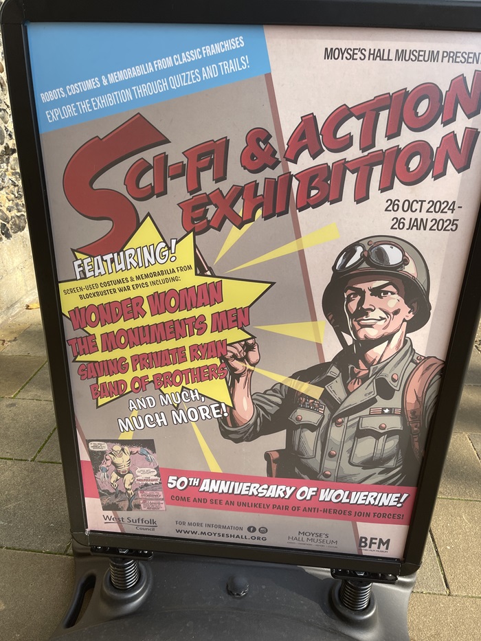 The Sci-Fi and Action Exhibition at Moyse's Hall in Bury St Edmunds