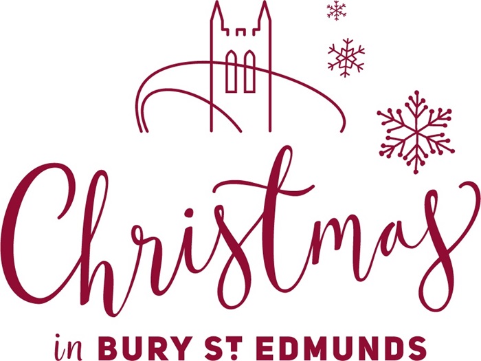 Christmas in Bury St Edmunds logo in 2024