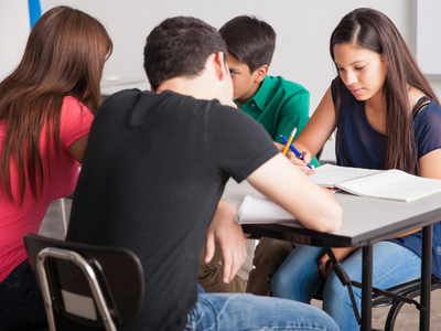 Students in classroom